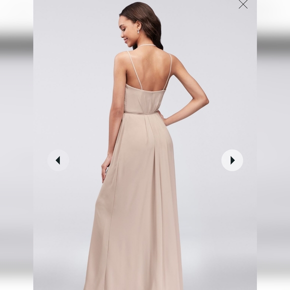 David's Bridal Georgette Bridesmaid Dress - Picture 13 of 14